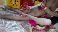 Indian Newly married bhabhi fucking hotel room wedding night sex inyoy